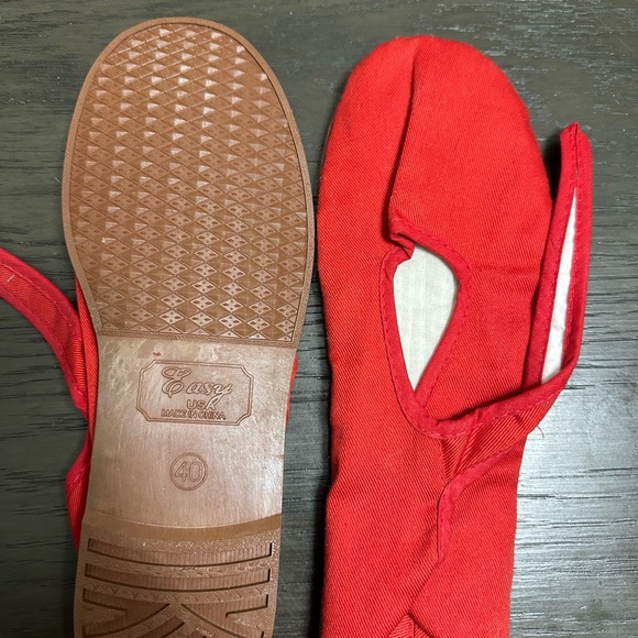 Chic Red Women's Ballet Flats chinese orient - Picture 2 of 2